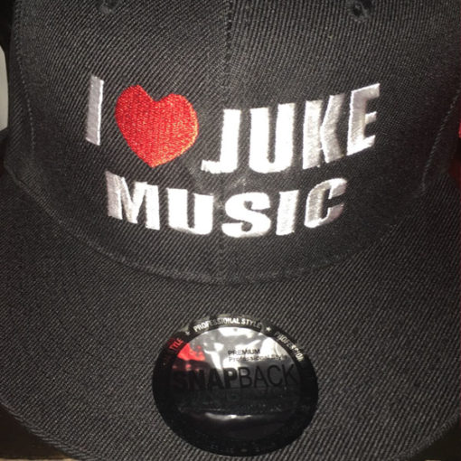 I Love Juke Music Snapback Hat (black)